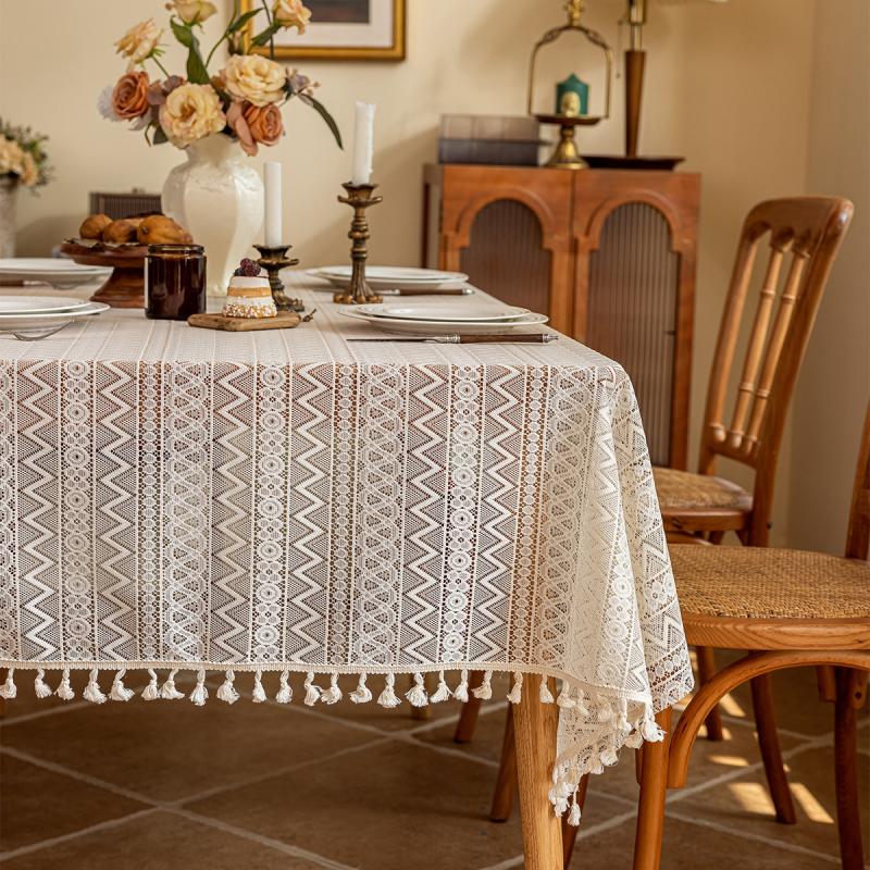 

Роскошная кружевная ажурная скатерть Минималистичная полиэстеровая ткань Фон для фотосъемки Покрывало Домашний декор в стиле кантри 90*90cm