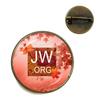 Новое поступление Броши JWORG Стимпанк Свидетели Иеговы Зажим для воротника Стеклянный кабошон Украшения Подарок