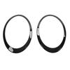 2pcs Gloss Black Headlight Surround Cover Trims Molding for Cooper Clubman F54 S JCW 2015‑2022