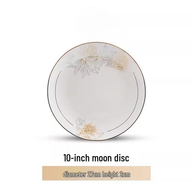 Jingdezhen Ceramic Water-Run Moonlight Plate