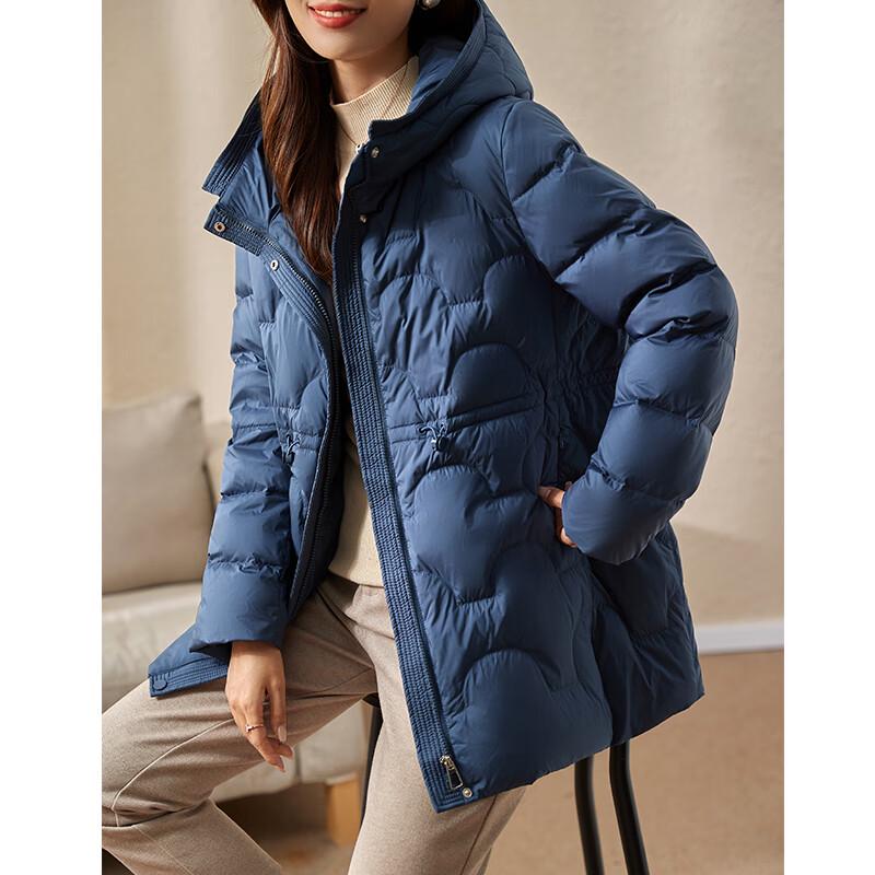 

Жіноча зимова куртка JIANHU середньої довжини з качиним пухом 3XL