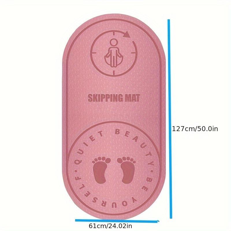 1pc (2.36in/3.15in) ThicknessTPE Jump Rope Mat, Durable Non-Slip Fitness Exercise Ma Suitable  Fitness Training, Body Workout