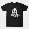 Men Black Print T-shirt Terrifier 3 Art The Clown No-Cut Transfer Paper Print Cotton Tshirt
