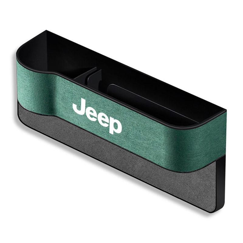 Car Seat Gap Storage Box Universal Seat Box Auto Organizer For Jeep TRAILHAWK COMMANDER LIBERTY Wrangler Lanyard Car Accessories AKT1