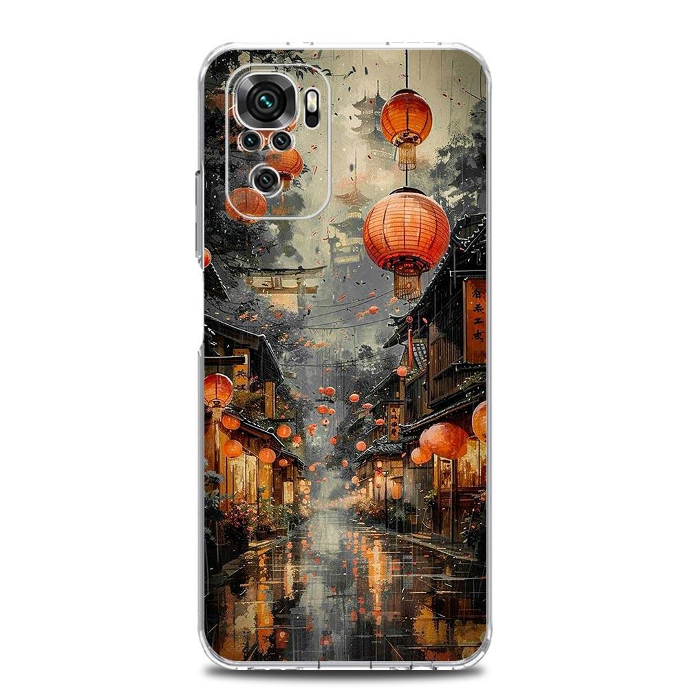 Japanese Landscape Soft TPU Phone Case For Xiaomi Redmi Note 15 14 13 12 4G 10 11 Pro Plus 5G 14C 13C 12C 10C 9A Cover