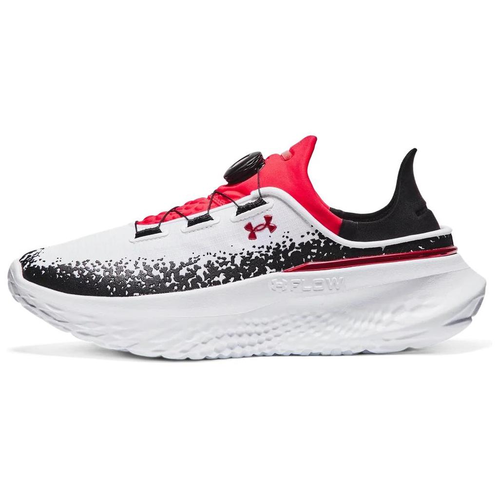 Under Armour SlipSpeed Mega White Black Red Unisex Sneakers 3028539-109