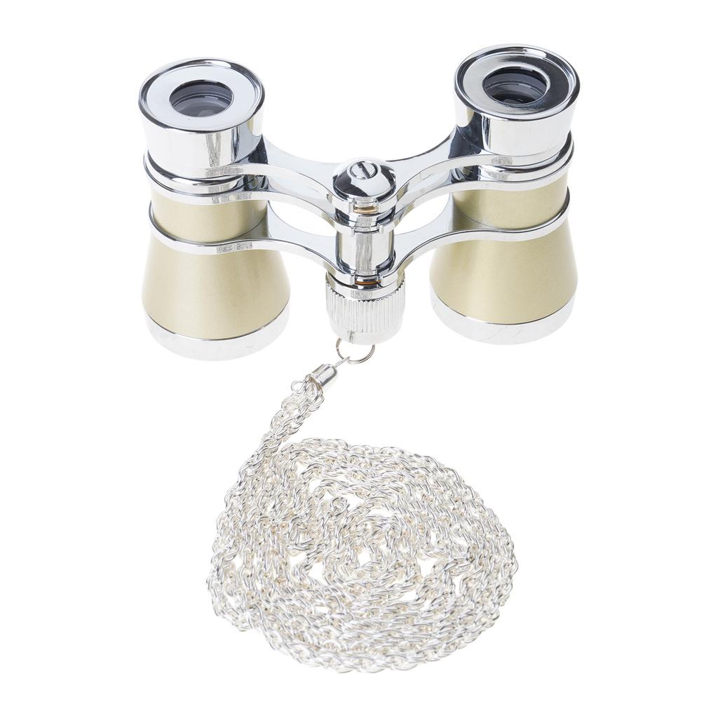 Vintage Opera Glasses Binoculars with Chain Opera Theater Glasses Portable Binocular Telescope for Stage Concert Camping