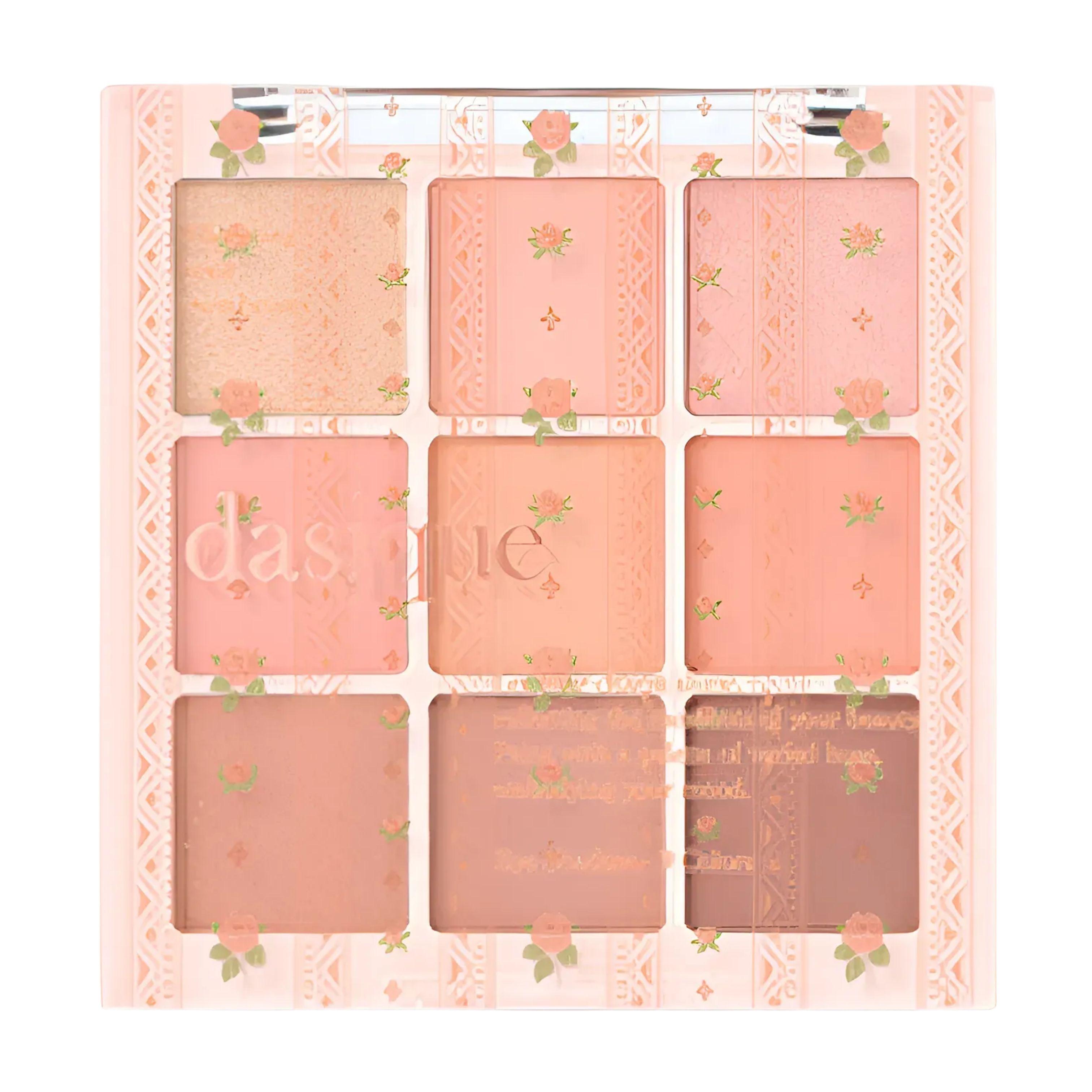 Dasique Shadow Palette – Coral Cottage / Rose Cottage 01 Coral Cottage