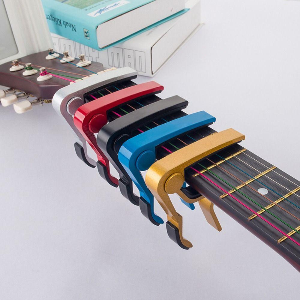 Aluminum Alloy Mandolin Clamp Arc-shaped Tuners High-quality Guitar Capo