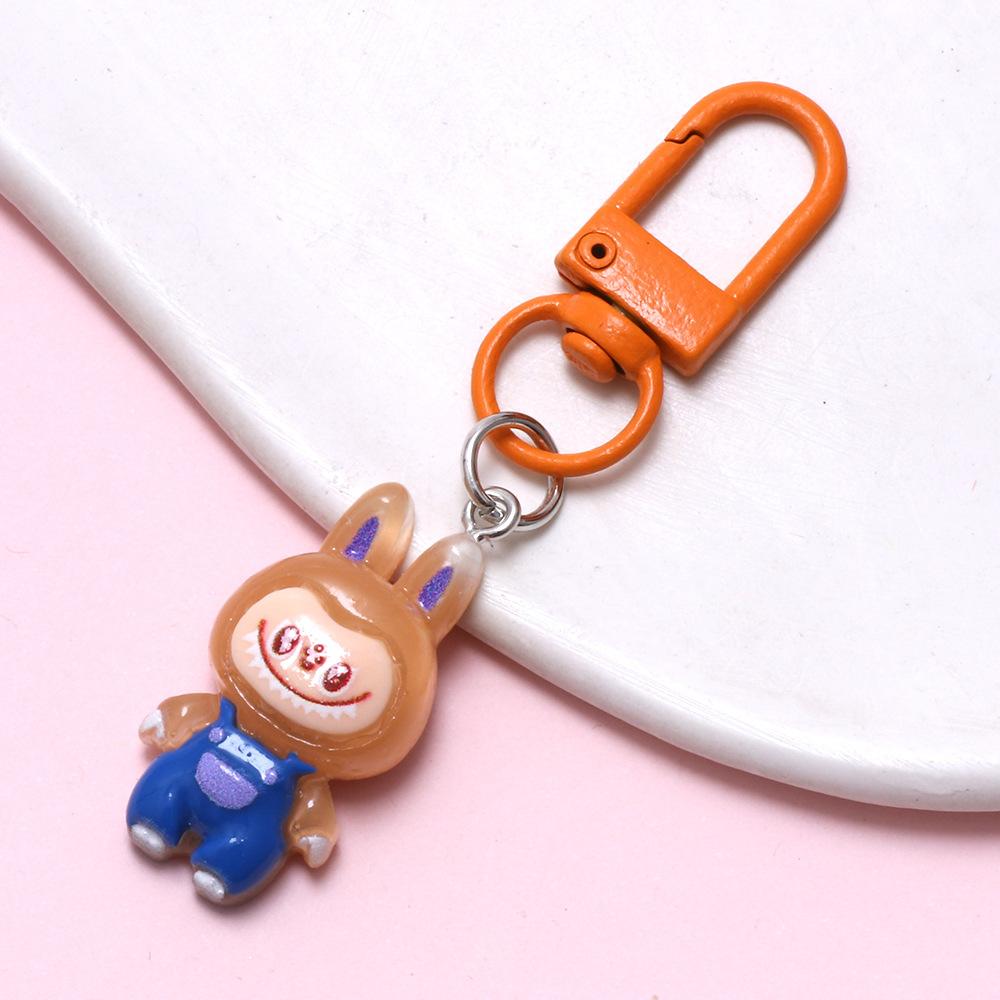 

Оригинальный брелок-подвеска в виде куклы-эльфа из мультфильма Лабубу - милый подарочный брелок-подвеска 2pc кофейный