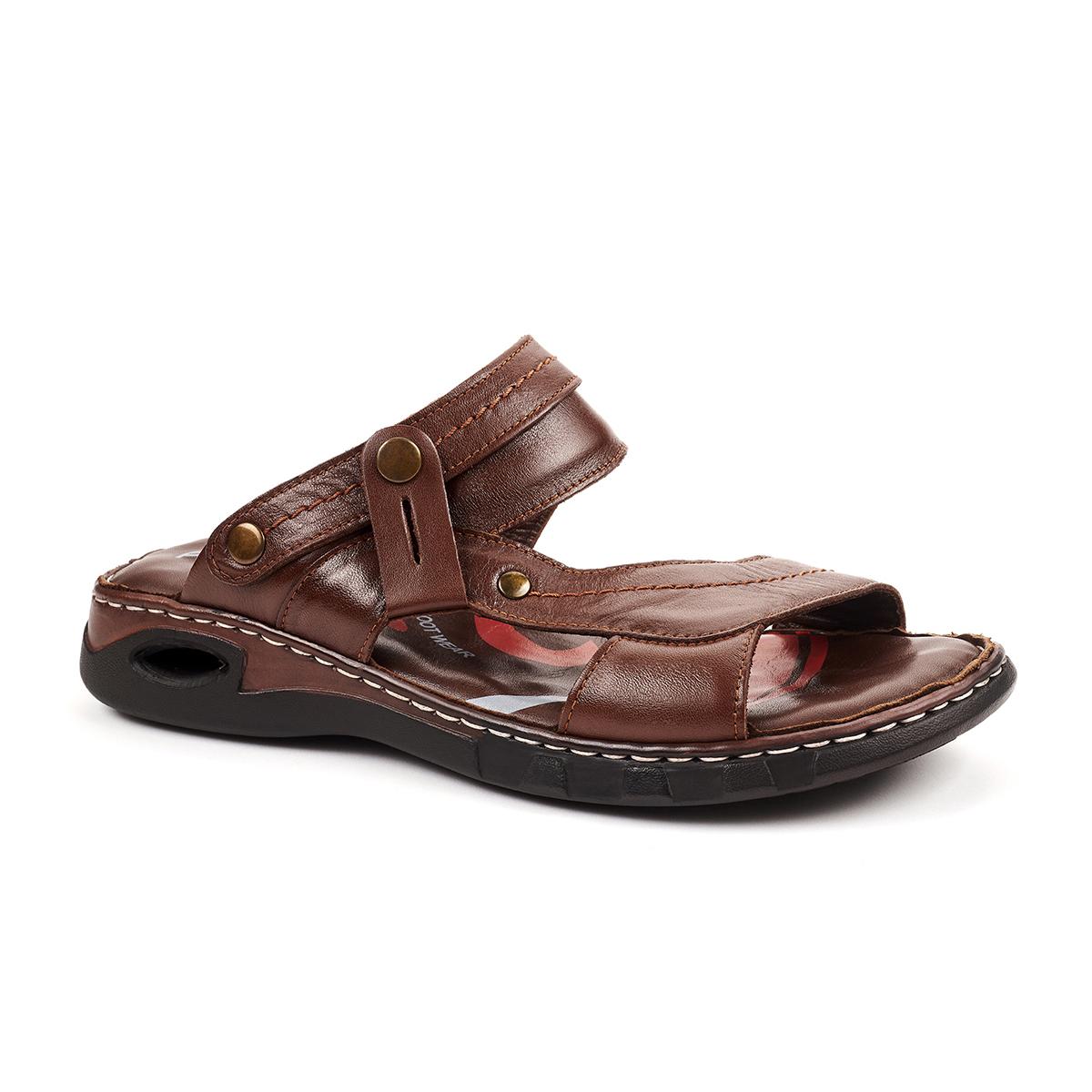 

Мужские ортопедические кожаные сандалии УРАЛ-Г ручной работы