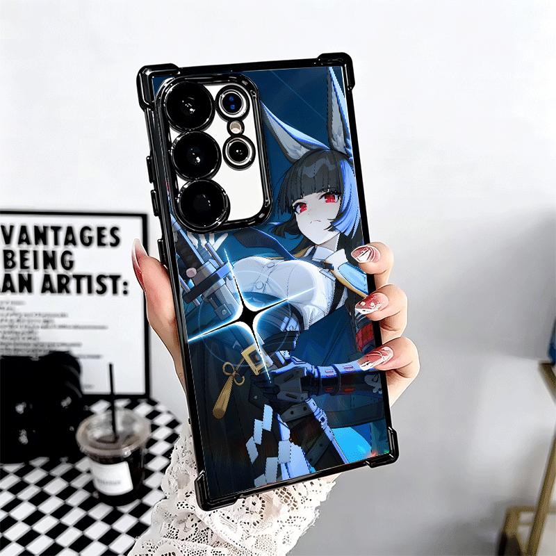 Zenless Zone Zero Hoshimi Miyabi Plating Phone Case For Samsung Galaxy S24 S25 FE S26 Edge S23 Ultra S22 S21 Plus S20 Anti-Fall