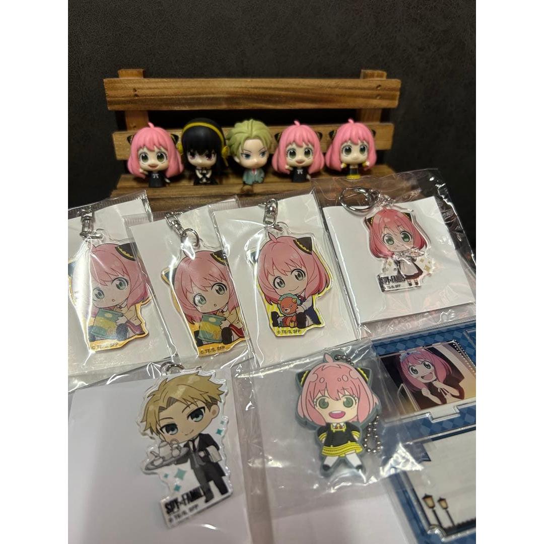 Used Anya Acrylic Keychain Spy Family Keychain Anya Soft Vinyl