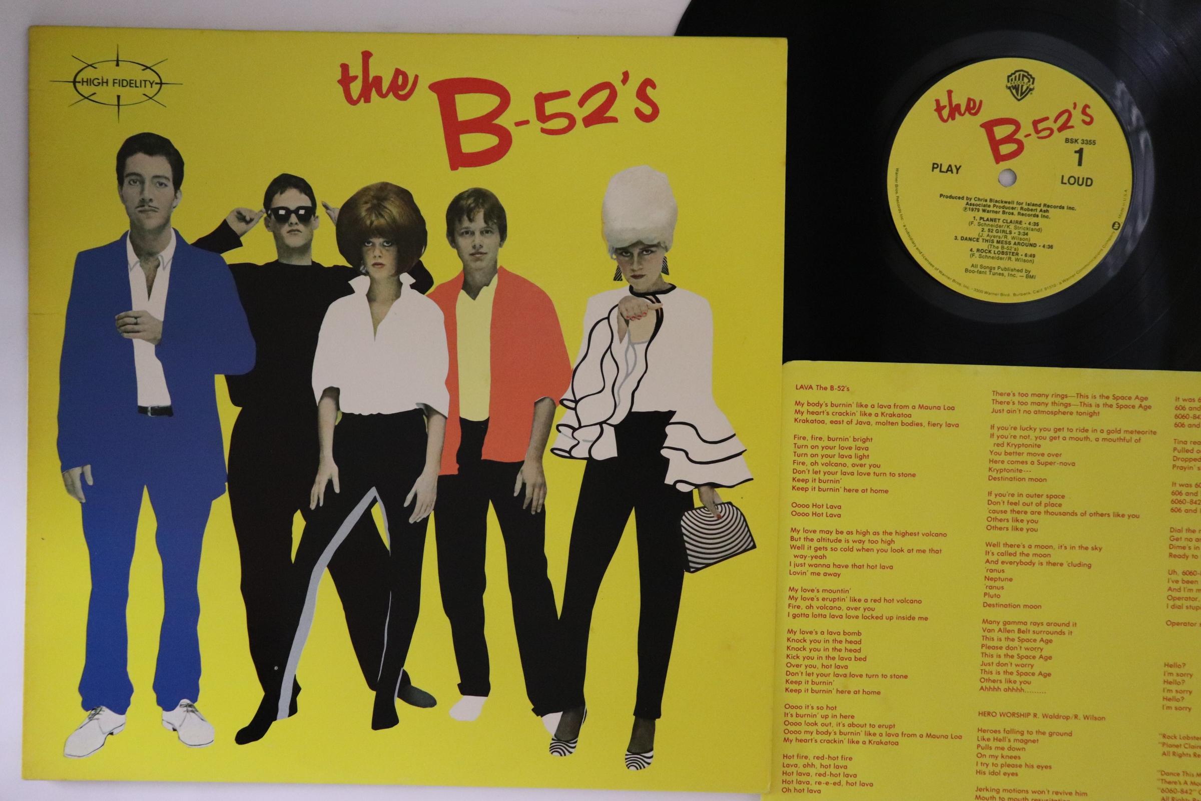 

LP Record B52S B52s BSK3355 WARNER BROS 1979 US Rock Used