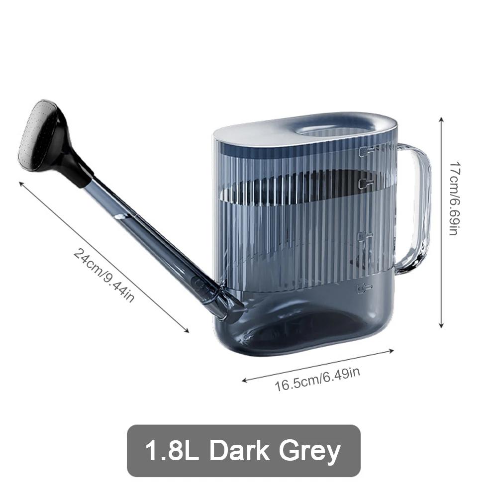 1000ml Plant Watering Can Stainless Steel Curved Mouth Flowers Plastic Watering Can Household Multi-function Bonsai Garden Tool