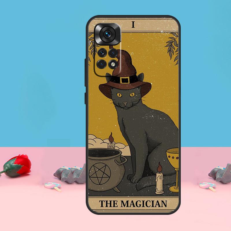 Witch Cat Cover For Xiaomi Redmi Note 13 10 11 12 14 Pro 11S 12S Case For Redmi 15 12C 13C 14C 10C 15C