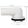 Right-angel Conditioner Drain Outlet Connector Overflow Joints Water Pipe Drain Fittings Conditioning Drainage Tool