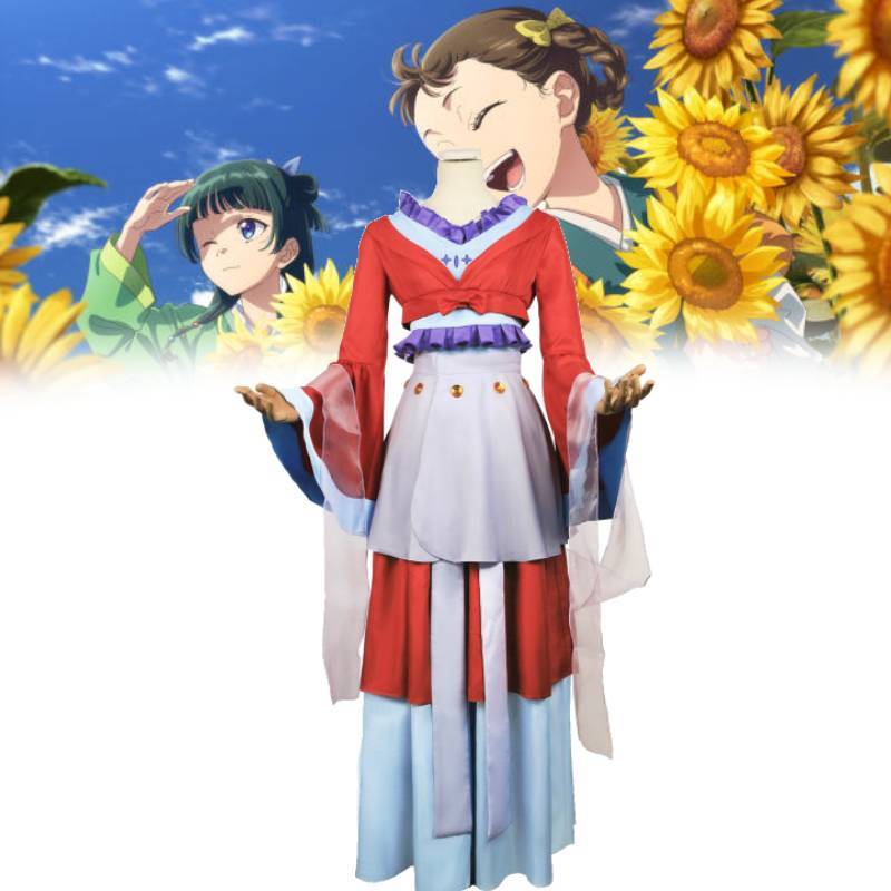 The Apothecary Diaries Cosplay Girl Costume With Spandex Fabric For Anime Game Role Play