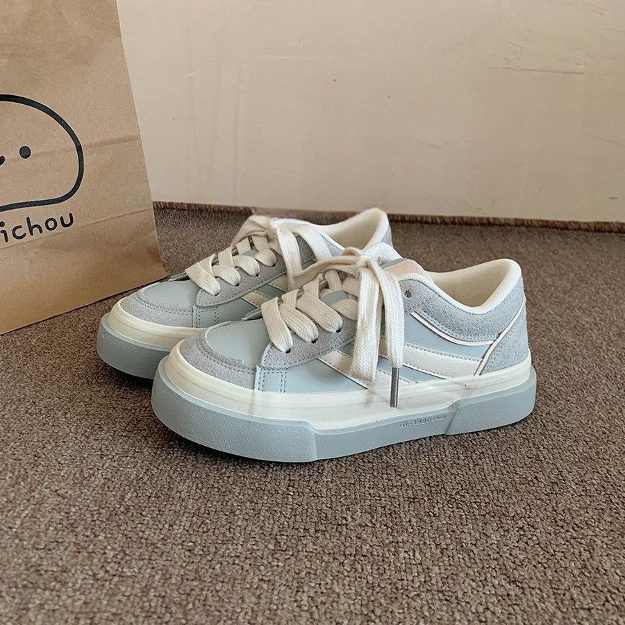 Korean Thick Baseplate Shoes Women's 2025 New Summer Shoes Women's Shoes Versatile Student Casual Shoes Tide