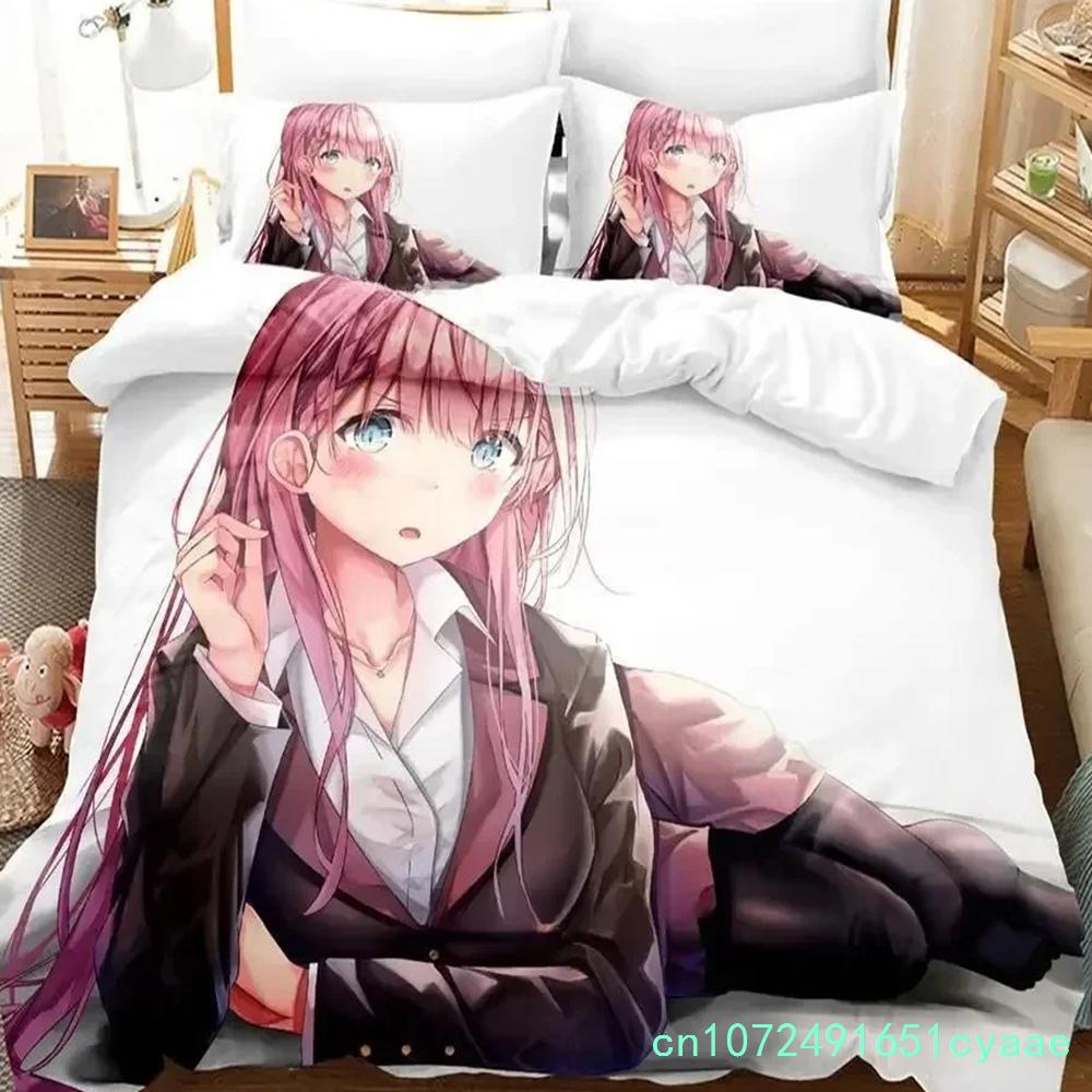 New We Never Learn Bedding Set Single Twin Full Queen King Size Bed Set Adult Kid Bedroom Duvet Cover Sets 3D Anime Kawaii Bed