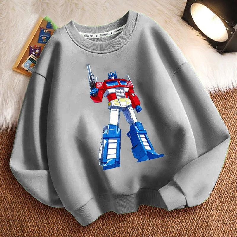 Kinder Mode Hoodies für Frühling und Herbst, Langarm Rundhals Oberteile für Jungen und Mädchen, Lockere Jacken