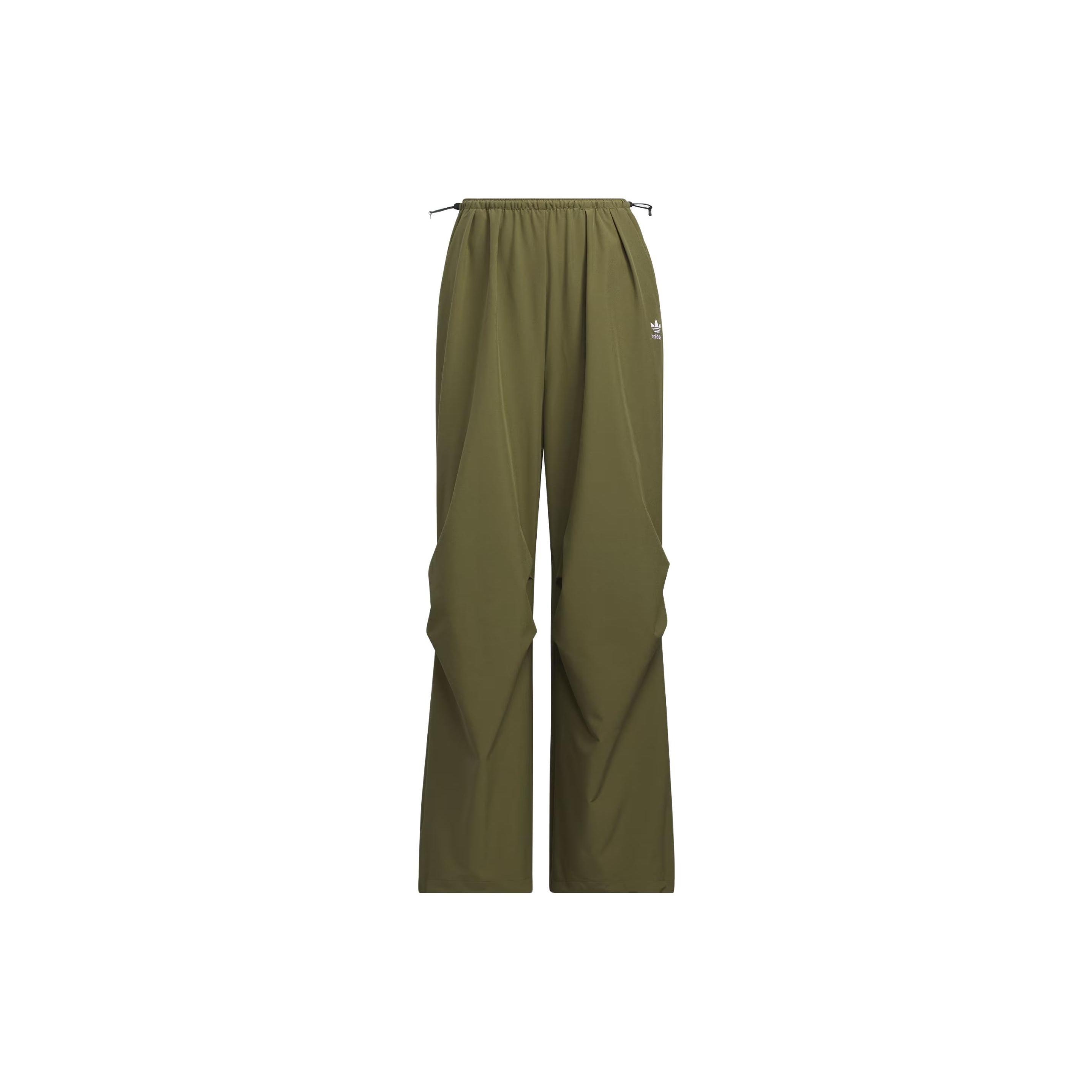 (WMNS) adidas Originals Oversized Pants Olive Green Women s IY9498 XL
