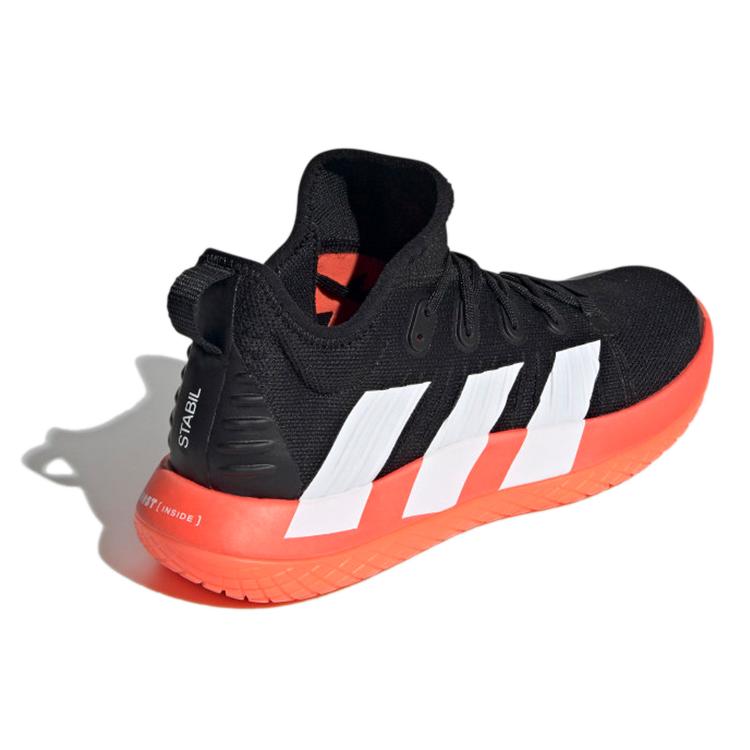 Nye Adidas Stabil Next Gen Primeblue Håndballsko 'Svart Solrød' H00146