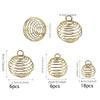 30 Pieces Unique Jewelry Pendant Hollow Ball Spring Pendant Jewelry Charm DIY Necklace Pendants for DIY Necklace Jewelry