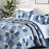2/3 Piece Piece Printing Quilt Bedding Set, Lightweight Soft Quilt Bedspread Coverlet with Pillow Shams