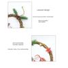 with LED Light Christmas Wreath Simulation Christmas Front Door Pendant  Store Ornaments