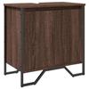 VidaXL Armoire lavabo de salle de bain chêne marron 60x35x60 cm, placard lavabo de salle de bain, meubles de salle de bain, 848658