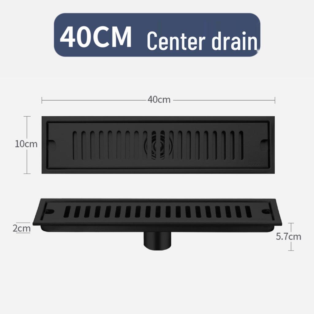 304 Stainless Steel Anti-odor Rectangular Floor Drain for Bathroom and Shower