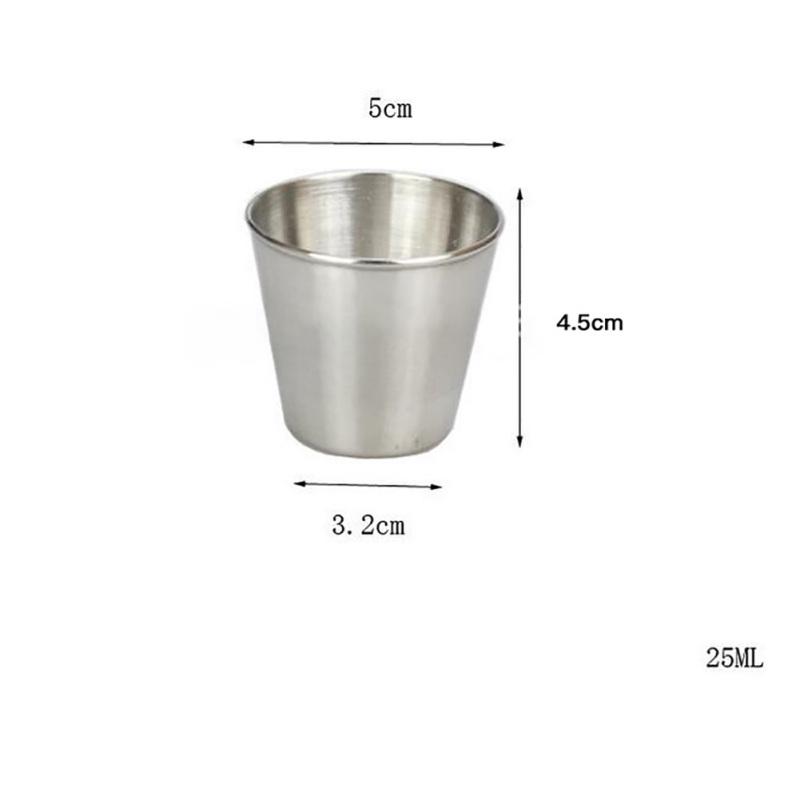 Миска для соуса из нержавеющей стали, миска для соуса для стейков в стиле вестерн, миска для томатного соуса с ручкой, кухонная кастрюля Small Sauce Bowl 25ml
