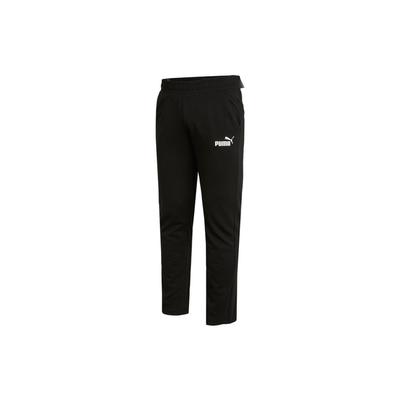 Sports Casual Knit Straight-Leg Pants Men Bottoms Black 588720-01