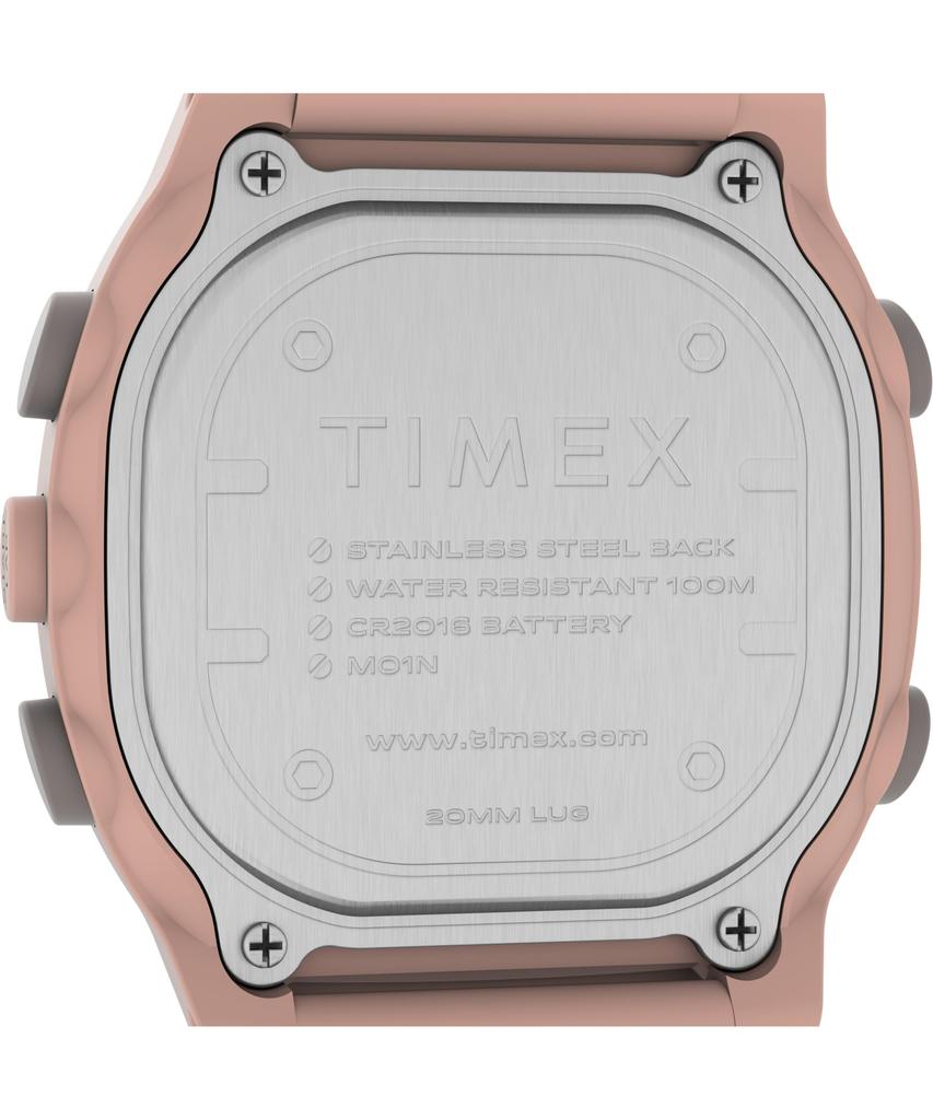Trend Watch Digital 10 ATM Water Resistant Mineral Glass Pink Dial TW5M35700 [TIMEX] Women's [Authentic]
