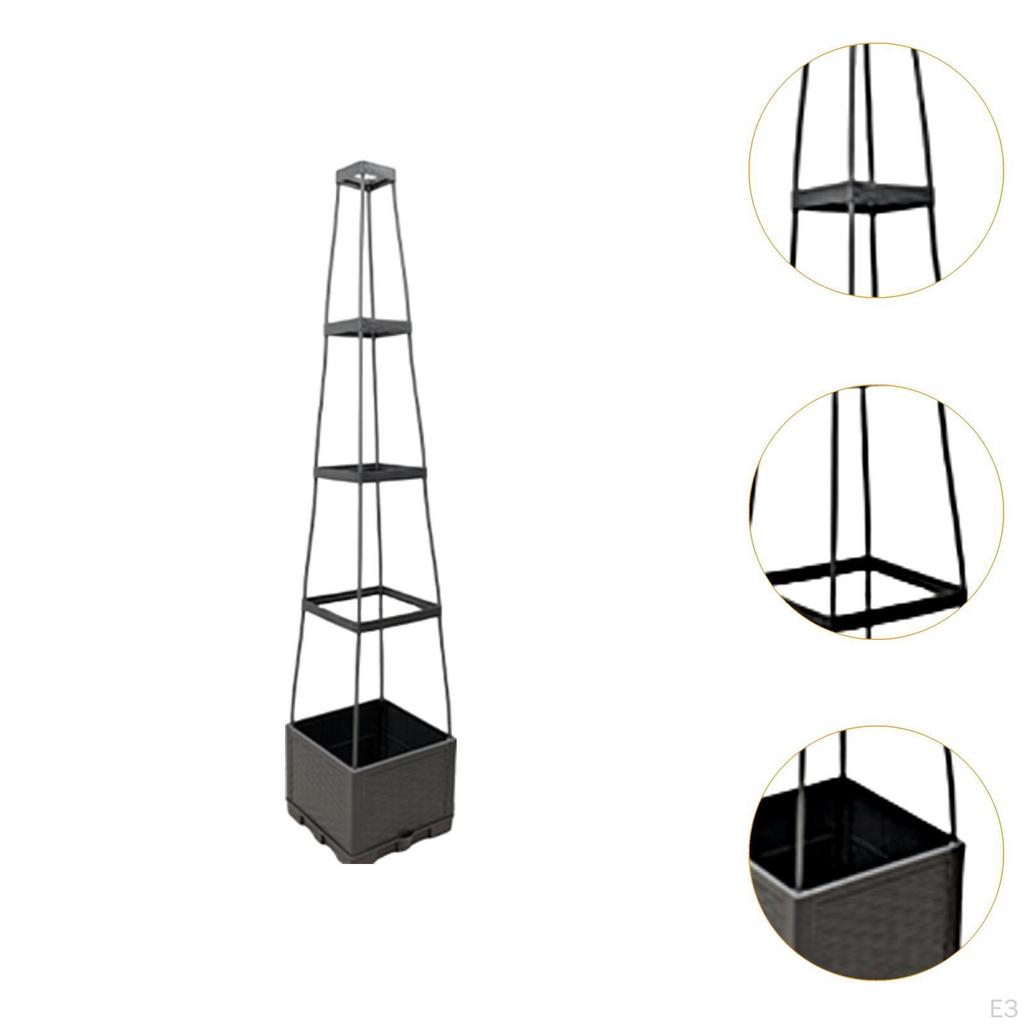 Garden Bed Planter with Trellis for Tomatoes And Climbing Plants