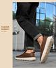 Men's Large Size Casual Leather Loafers - Trendy Slip-on Style