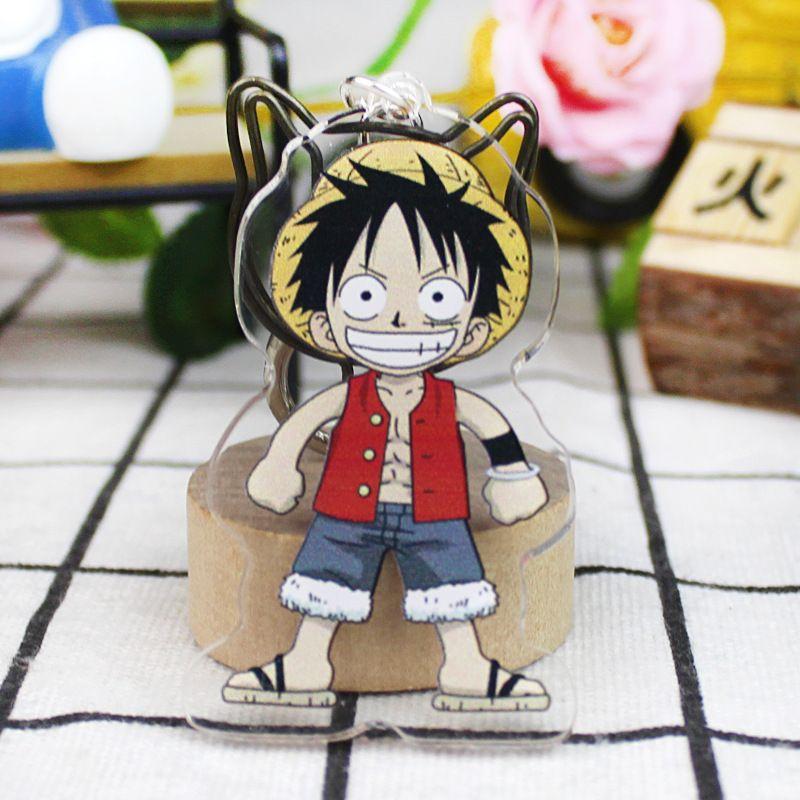 

One Piece брелок кулон аниме Луффи Дракон навигация король окружающий двухсторонний HD сумка кулон подарок как