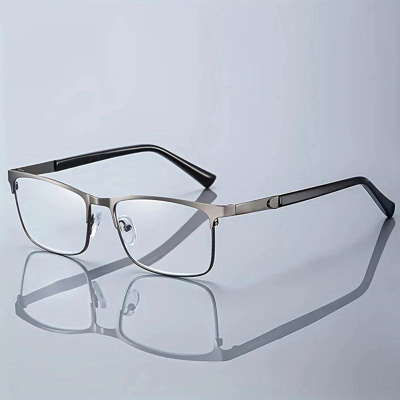 Men'S Business New Full-Frame Glasses For Farsightedness Neutral Fashion High-Definition Anti-Blue Light Reading Glasses To +4.0