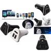 Premium 3 Port Car Charger Adapter With High-speed Usb Ports And Compact Design