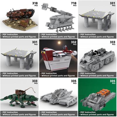 Non-Toxic Star Movie Fine Scene Building Block Set Year-End Promotion Limited Edition Building Blocks Available