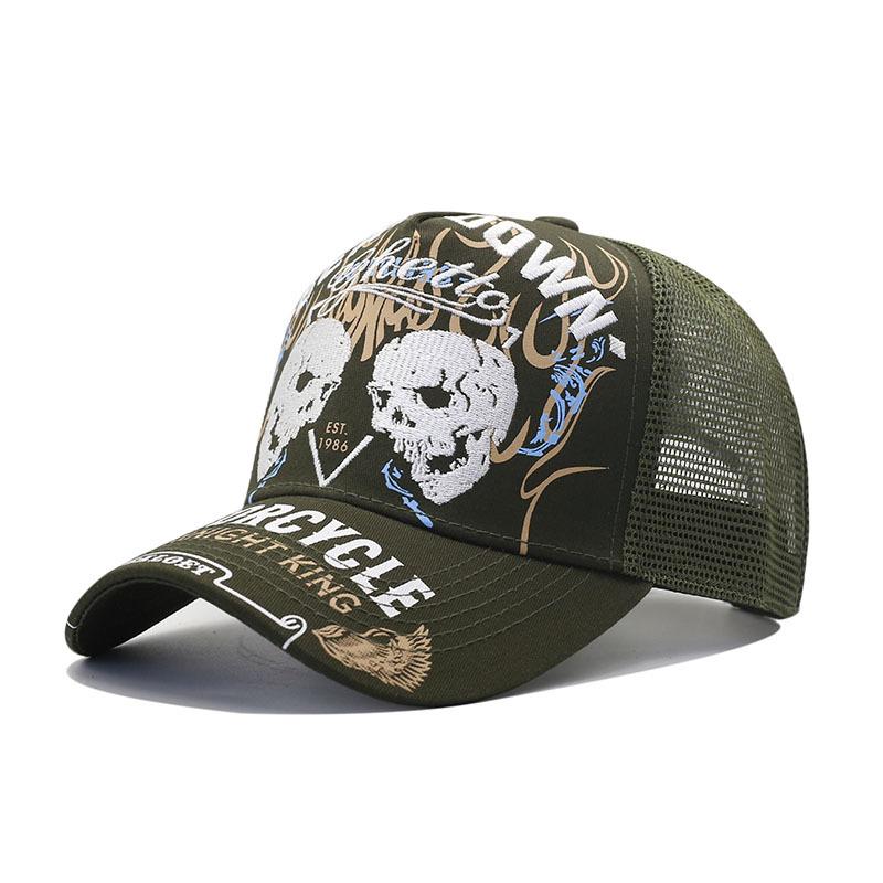 European and American soul rider wings mesh American locomotive cap truck driver hat breathable baseball cap