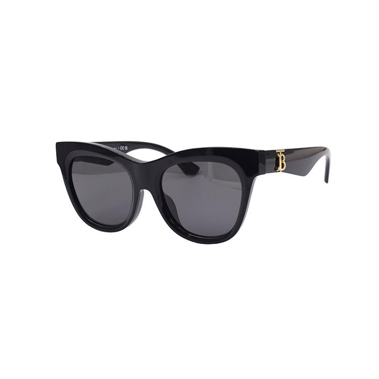 Burberry TB Evolution Series Butterfly Sunglasses Women sunglasses Black B4418-F-3001-87 Basic Packaging-Eyeglass Case+Box