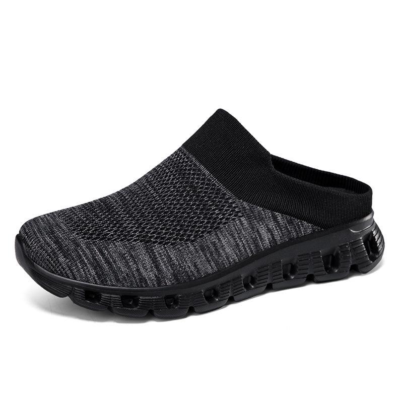 2025 Summer New Couple Breathable Lightweight Outsole Sports Shoes Fly-woven Socks Shoes Xiyin Popular Women's Shoes Slippers