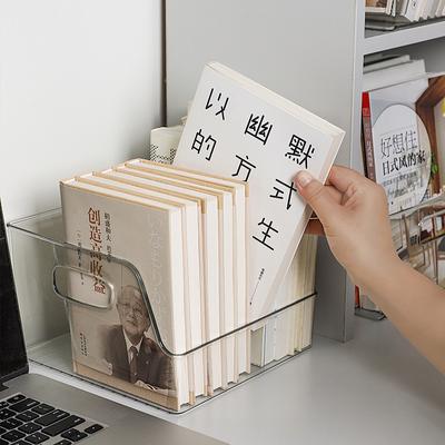 Book Storage Box Transparent Storage Box Book Storage Box Small Book Basket Book Rack