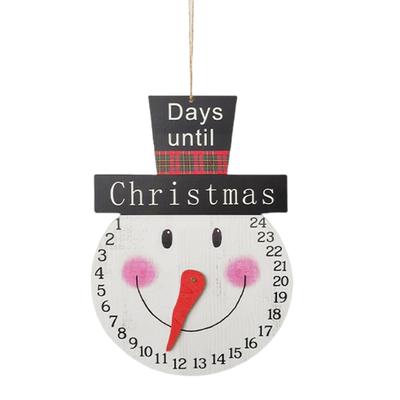 Árvore de Natal de Madeira Artesanal Relógio Decorações Penduradas Com Design de Pendurar Fácil Seguro Não Tóxico Decoração de Casas de Férias