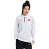Li-Ning National Flag Glory Series Five-Star Flag Print Three-Dimensional Cut Comfortable Straight-Cut Casual Long Sleeve Polo Shirt APLU763-2