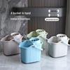 Wheeled Rectangular Mop Bucket with Handle - Large Capacity, Thickened Design for Easy Cleaning and Dehydration