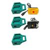 Battery Expansion Adapter Box for DW,MKI,MWK 18V/21V Lithium Tools, Corded Power Extender with 4Pack Support and ABS Housing