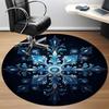 1PC Winter Fantasy Office Round Area Rug, Mat Suitable For Office, Under Office Chairs Bedroom Living Room Home Decor, Room Deco